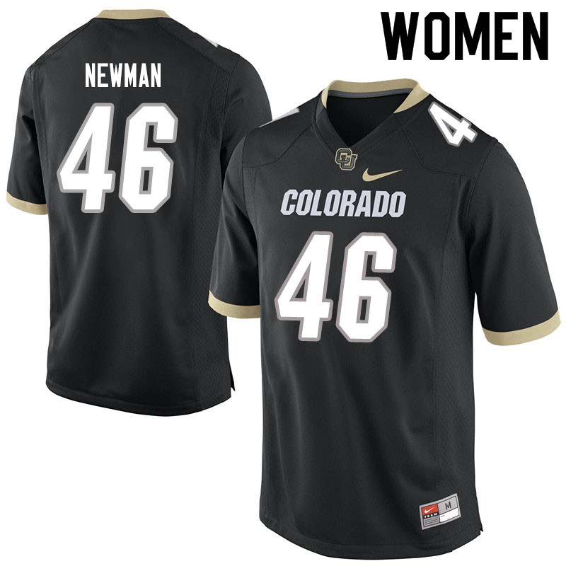 Women #46 Chase Newman Colorado Buffaloes College Football Jerseys Sale-Black